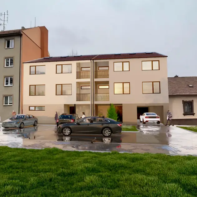 Rodinné domy o třech bytových jednotkách Vyškovsko