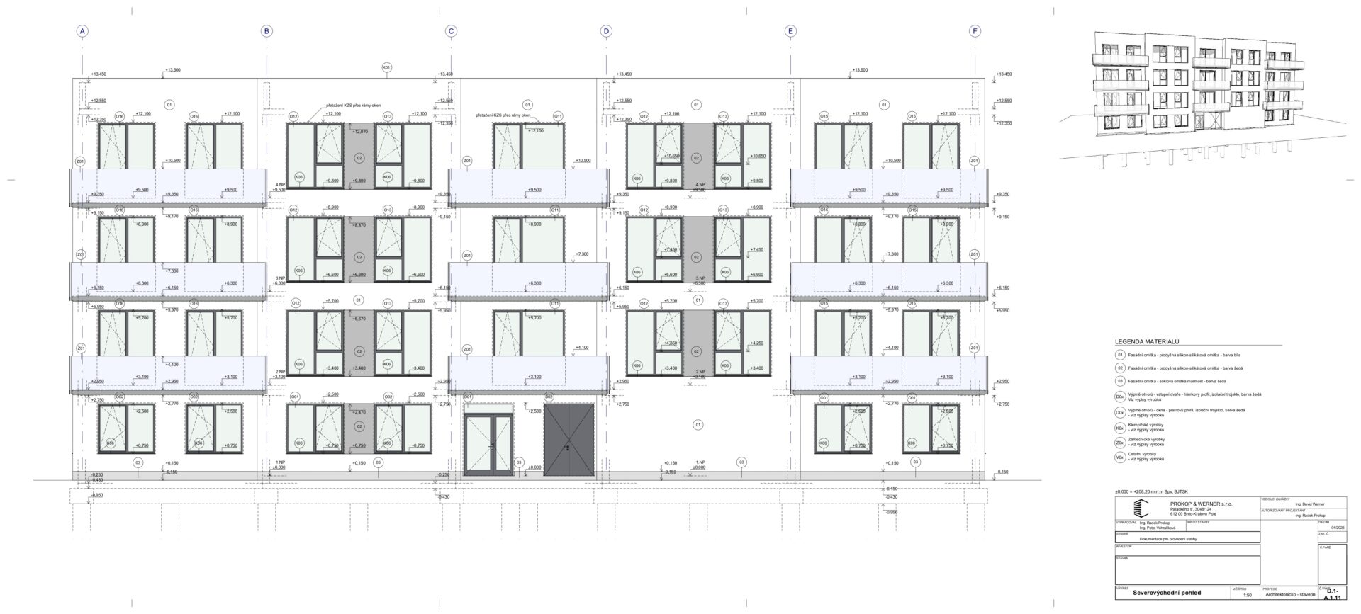 POHLED SEVEROVYCHODNI | Projekty